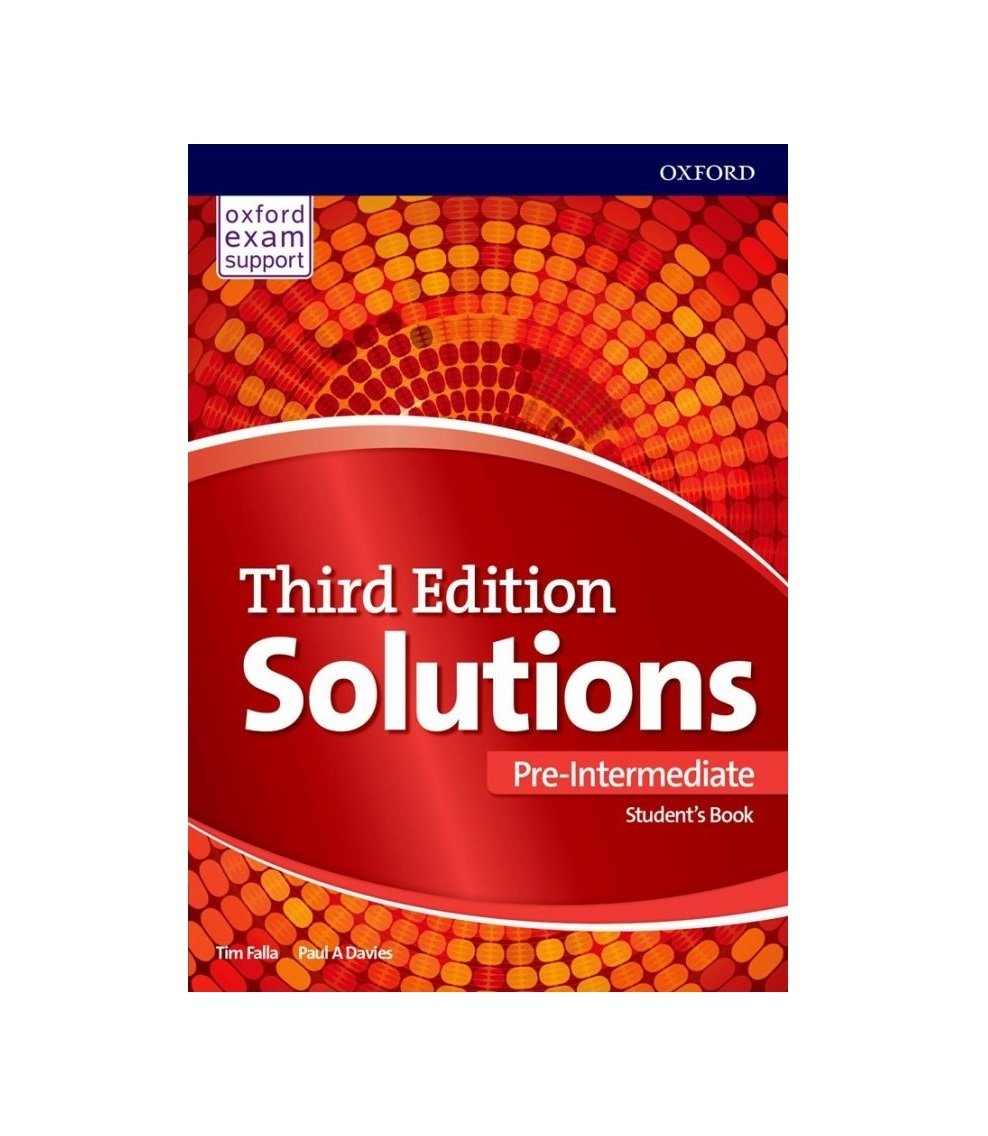 کتاب Solutions Pre Intermediate 3rd SB+WB+DVD